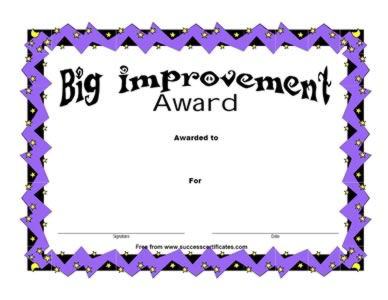 Free Award Certificate Templates For Kids