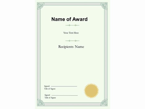 Gift Certificate Template Powerpoint