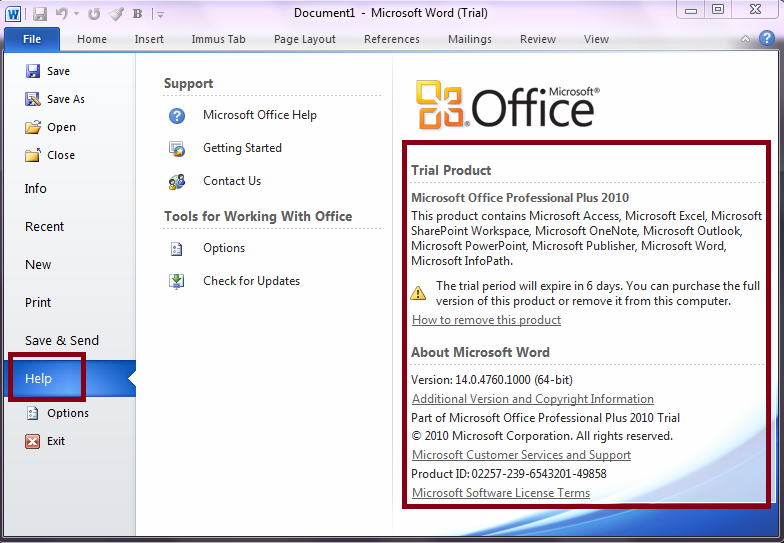 Microsoft Office 2010 Full Pro Working Capital
