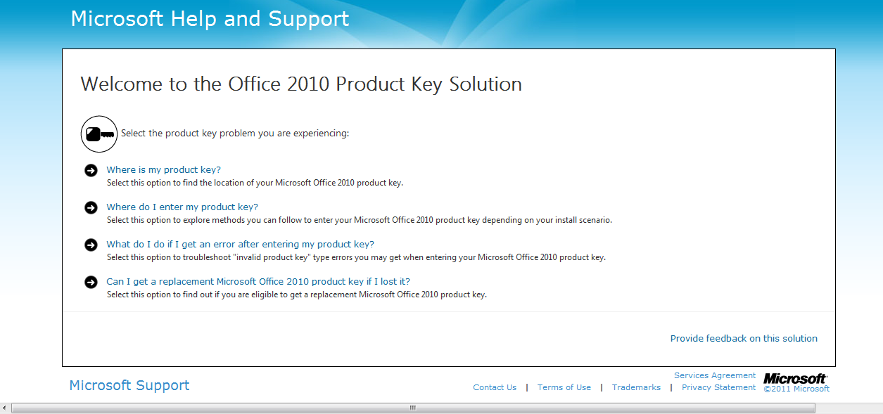 Microsoft Word 2010 Product Key