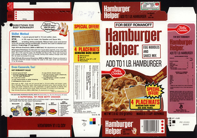 Beef Stroganoff Hamburger Helper