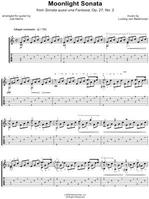 Beethoven Moonlight Sonata Sheet Music Pdf