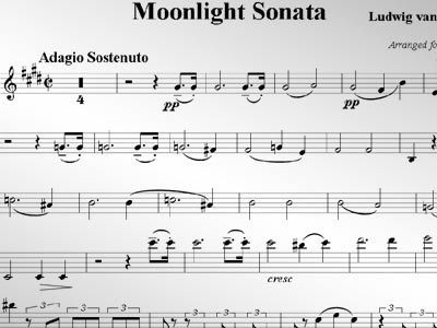 Beethoven Moonlight Sonata Sheet Music Piano