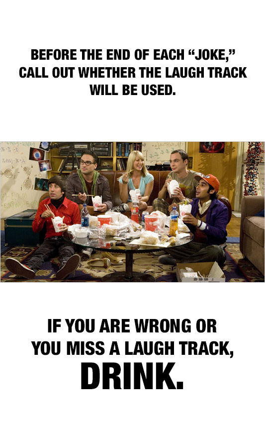 Big Bang Theory Drinking Game Rules