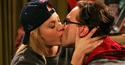 Big Bang Theory Sheldon Penny Kiss