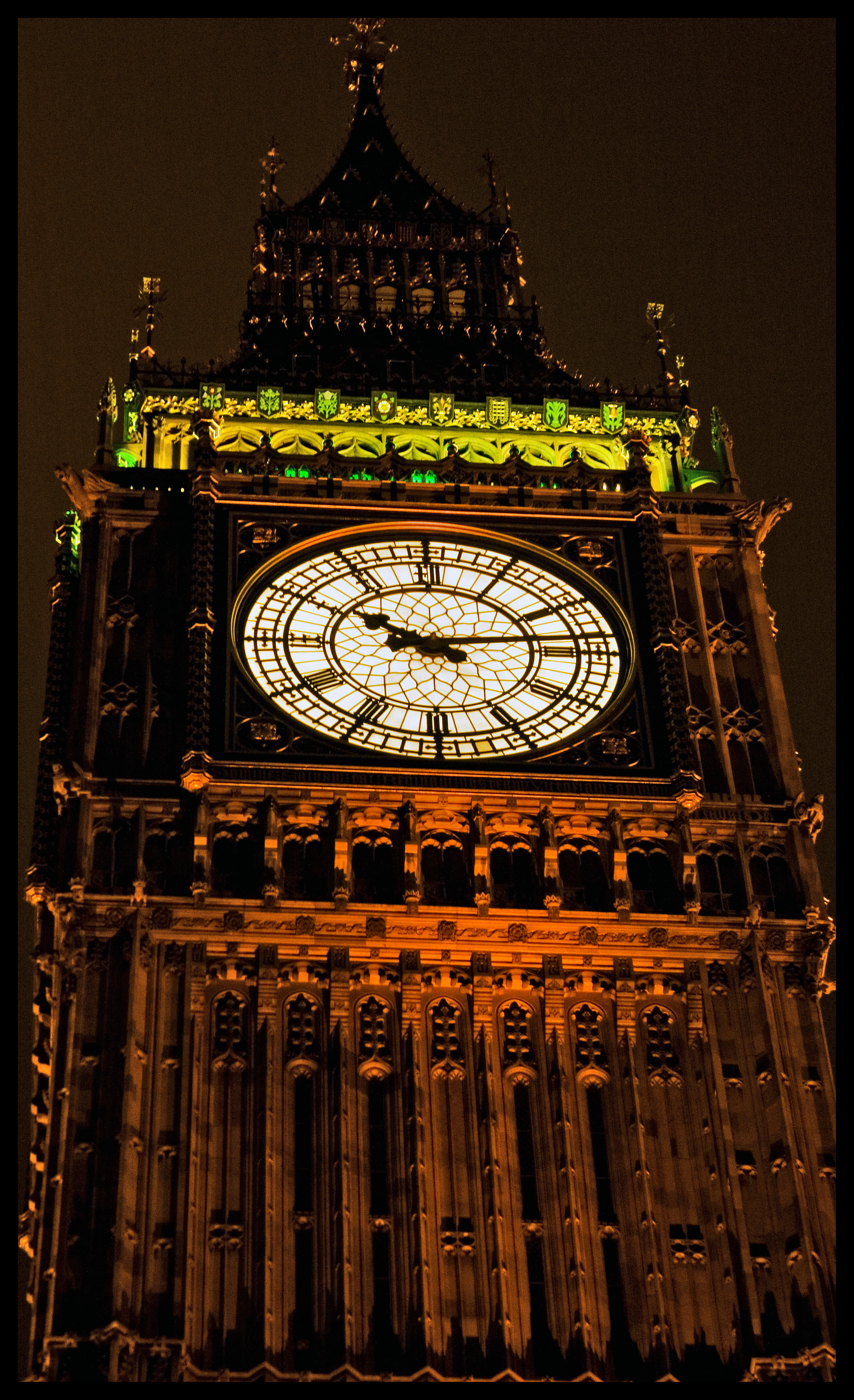 Big Ben Clock Tower At Night