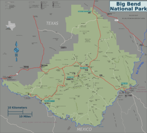Big Bend National Park Map Pdf