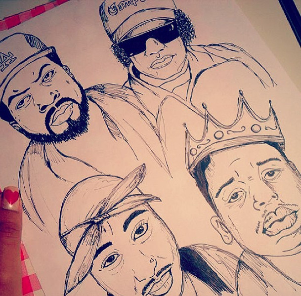Biggie Smalls And Tupac And Eazy E