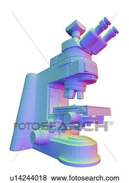 Binocular Microscope Clipart