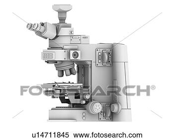 Binocular Microscope Clipart