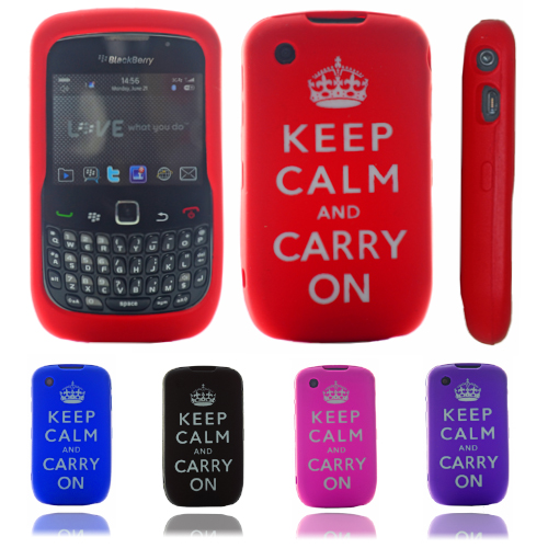 Blackberry Curve 8520 Cases Keep Calm