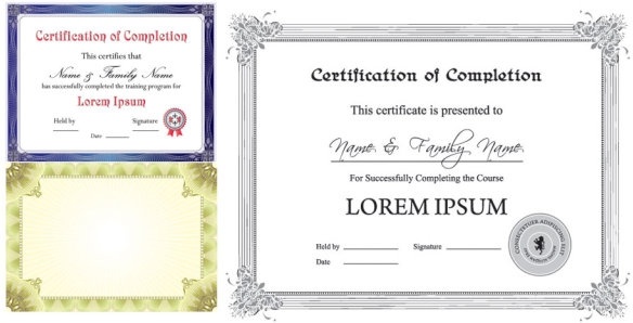 Certificate Template Psd Photoshop