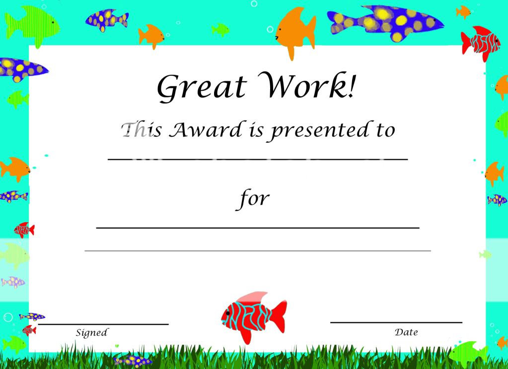 Certificate Templates For Kids