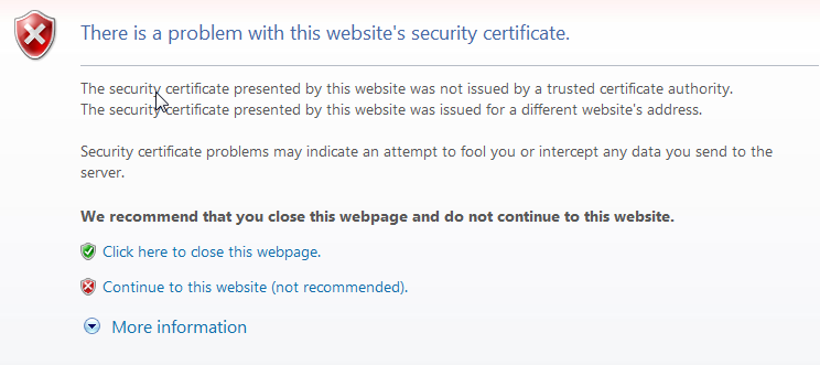 Chrome Certificate Authority List