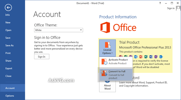 Download Microsoft Office 2013 Professional Trial