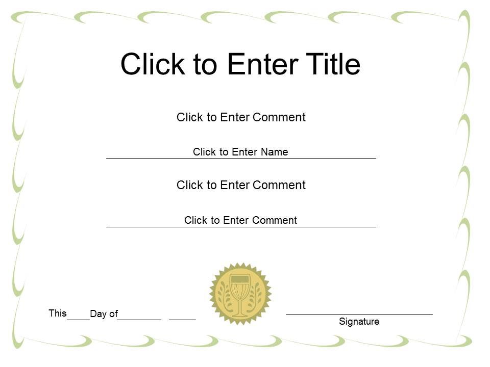 Free Certificate Templates For Children