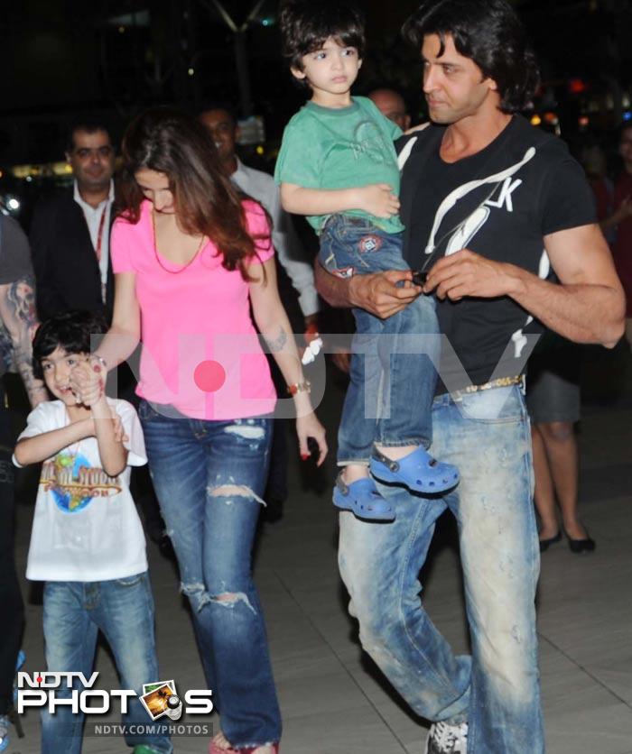 Hrithik Roshan Wife And Son