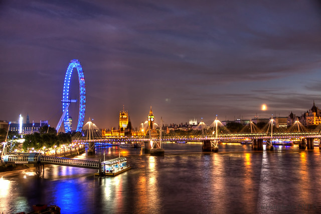 London Eye And Big Ben At Night