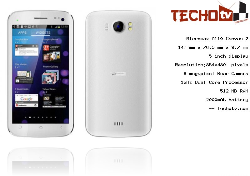 Micromax Canvas 2 Plus Price And Specification In India
