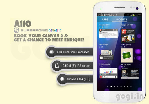Micromax Canvas 2 Price List In India