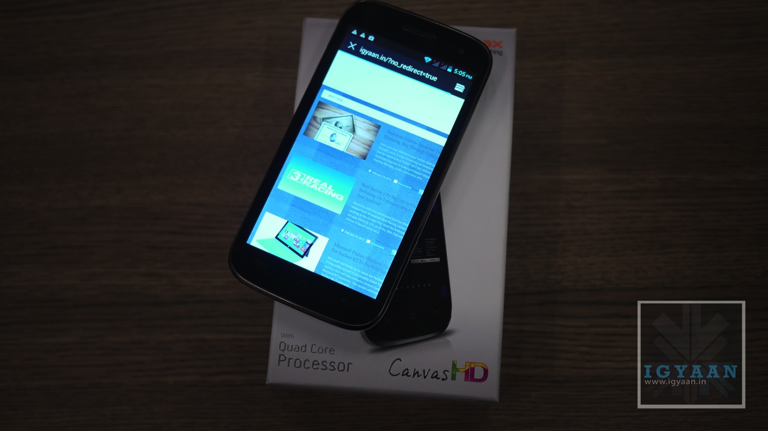 Micromax Canvas Music Unboxing