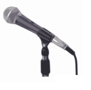 Microphone Stand Clip Art
