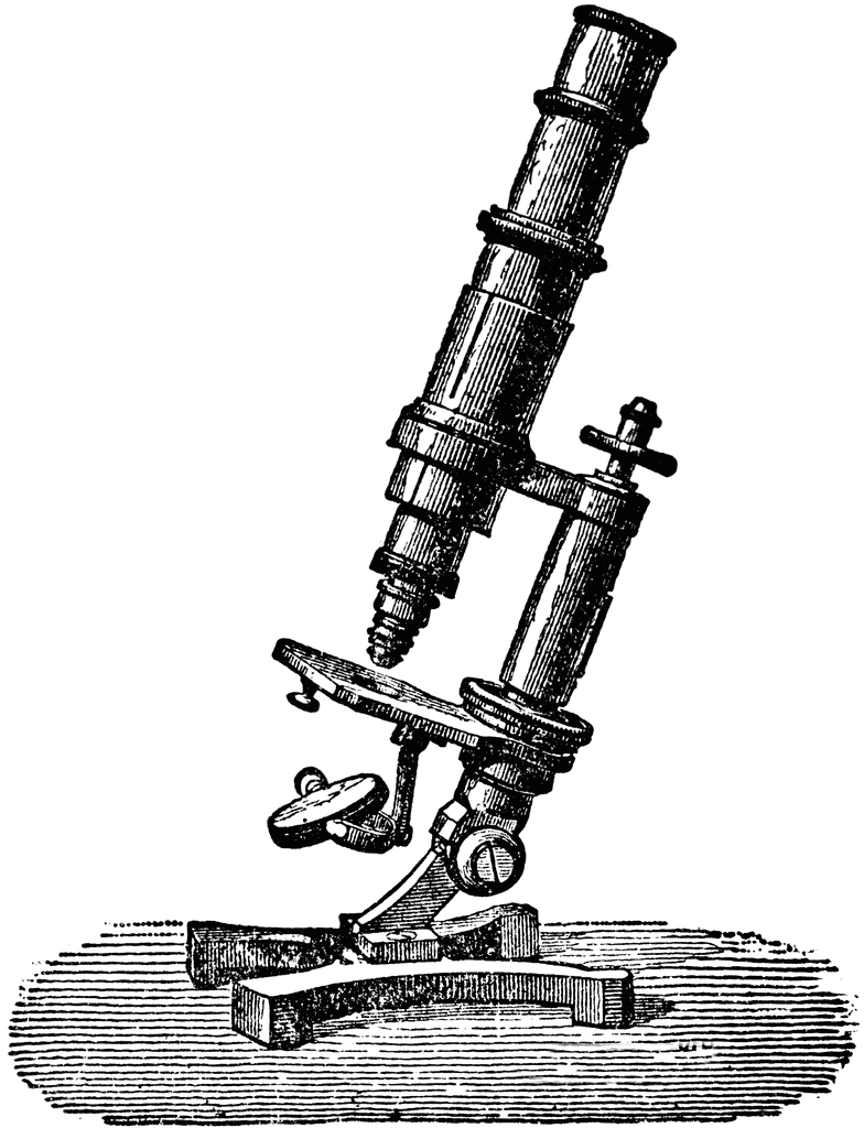 Microscope Cartoon Clip Art