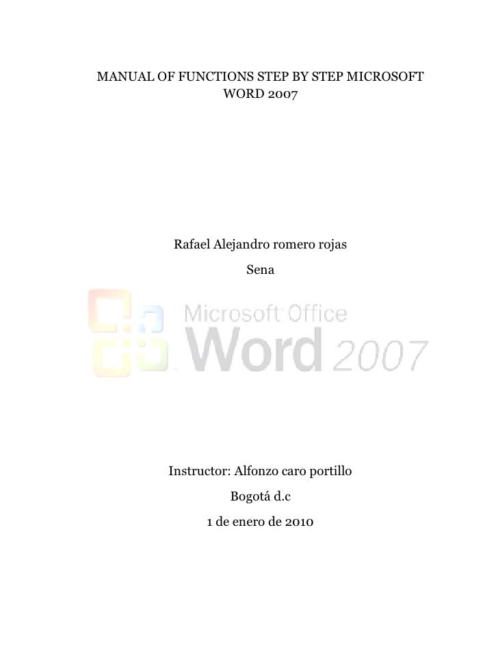 Microsoft Access 2007 Parts And Function