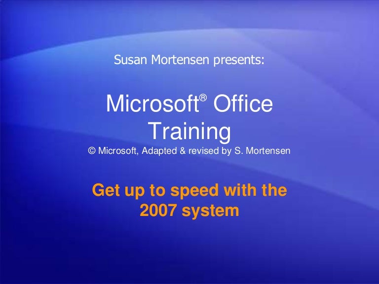 Microsoft Access 2007 Tutorial Doc