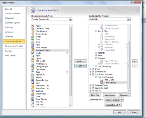 Microsoft Access 2010 Features
