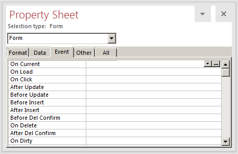 Microsoft Access 2010 Forms Examples