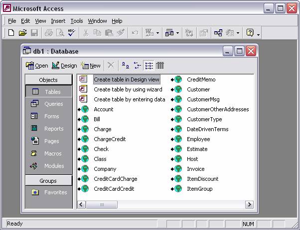 Microsoft Access Database