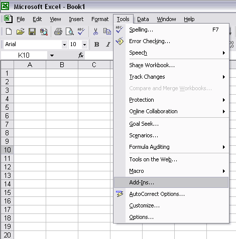 Microsoft Excel 2010 Icon Missing