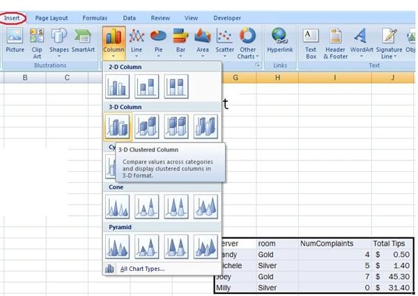 Microsoft Excel Parts And Functions 2010