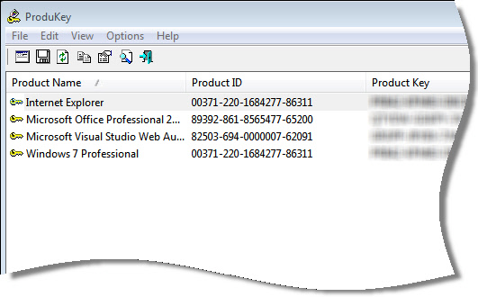 Microsoft Office 2007 Key Finder