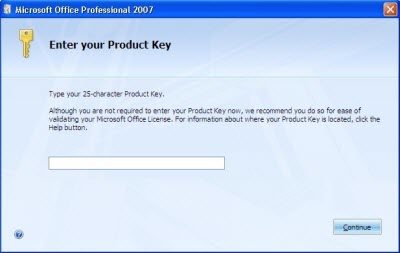 Microsoft Office 2007 Key Finder