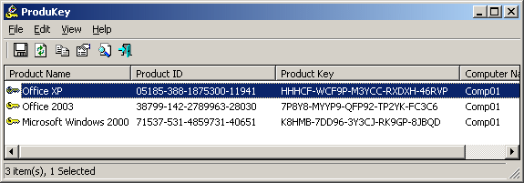 Microsoft Office 2007 Product Key Finder