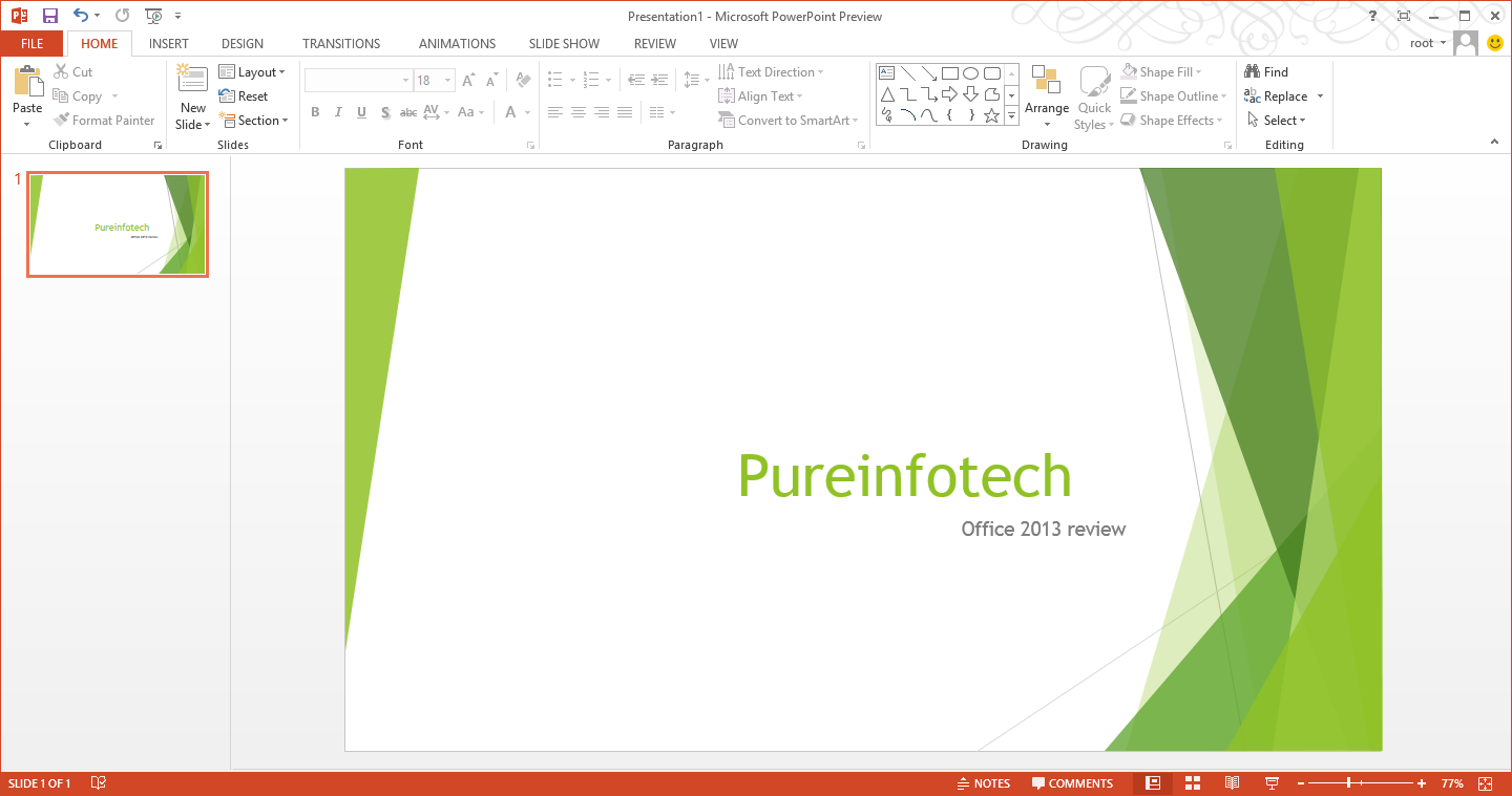Microsoft Office 2013 Powerpoint Themes