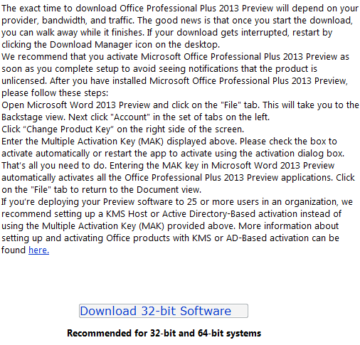 Microsoft Office 2013 Professional Plus Keygen