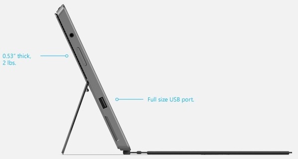 Microsoft Surface Pro Tablet Specs