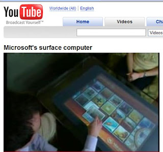 Microsoft Surface Tabletop Computer