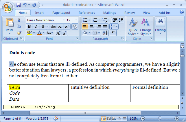 Microsoft Word 2003 Vs 2007
