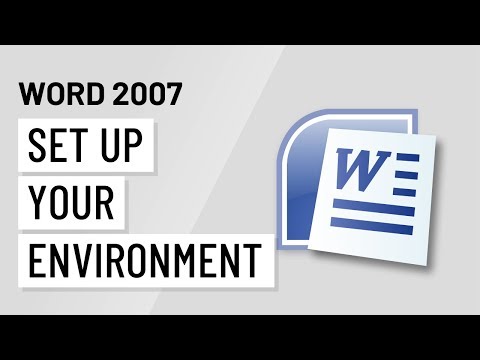 Microsoft Word 2007 Environment Their Meanings