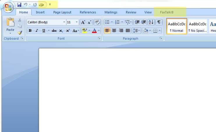 Microsoft Word 2007 Icon