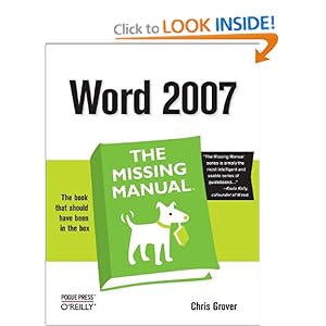 Microsoft Word 2007 Icon Missing