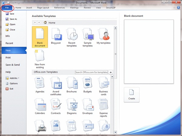 Microsoft Word 2010 Icons And Functions