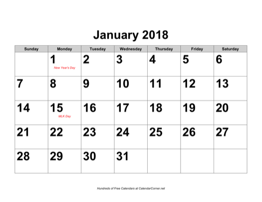 Microsoft Word 2013 Calendar Download