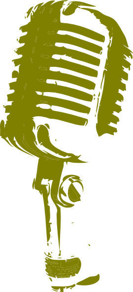 Old Fashioned Microphone Art