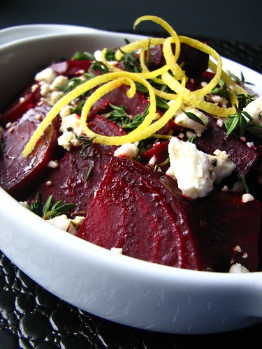 Roasted Beets Salad With Feta