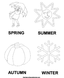 Seasons Artwork For Kids